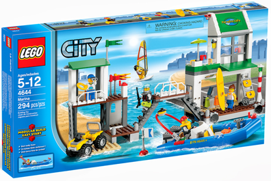 LEGO Set-Marina-Town / City / Harbor-4644-1-Creative Brick Builders